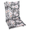 SESSELAUFLAGENSET Blume  - Anthrazit/Weiß, Basics, Textil (50/9/120cm)