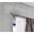 RUNDSTANGENGARNITUR 120 cm  - Edelstahlfarben, Basics, Metall (120cm) - Homeware