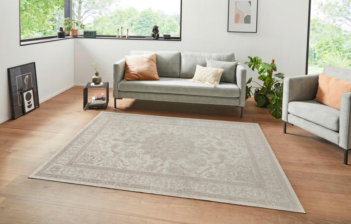 ORIENTTEPPICH 160/230 cm Oriental Creme, Grau  - Creme/Grau, Design, Textil (160/230cm)