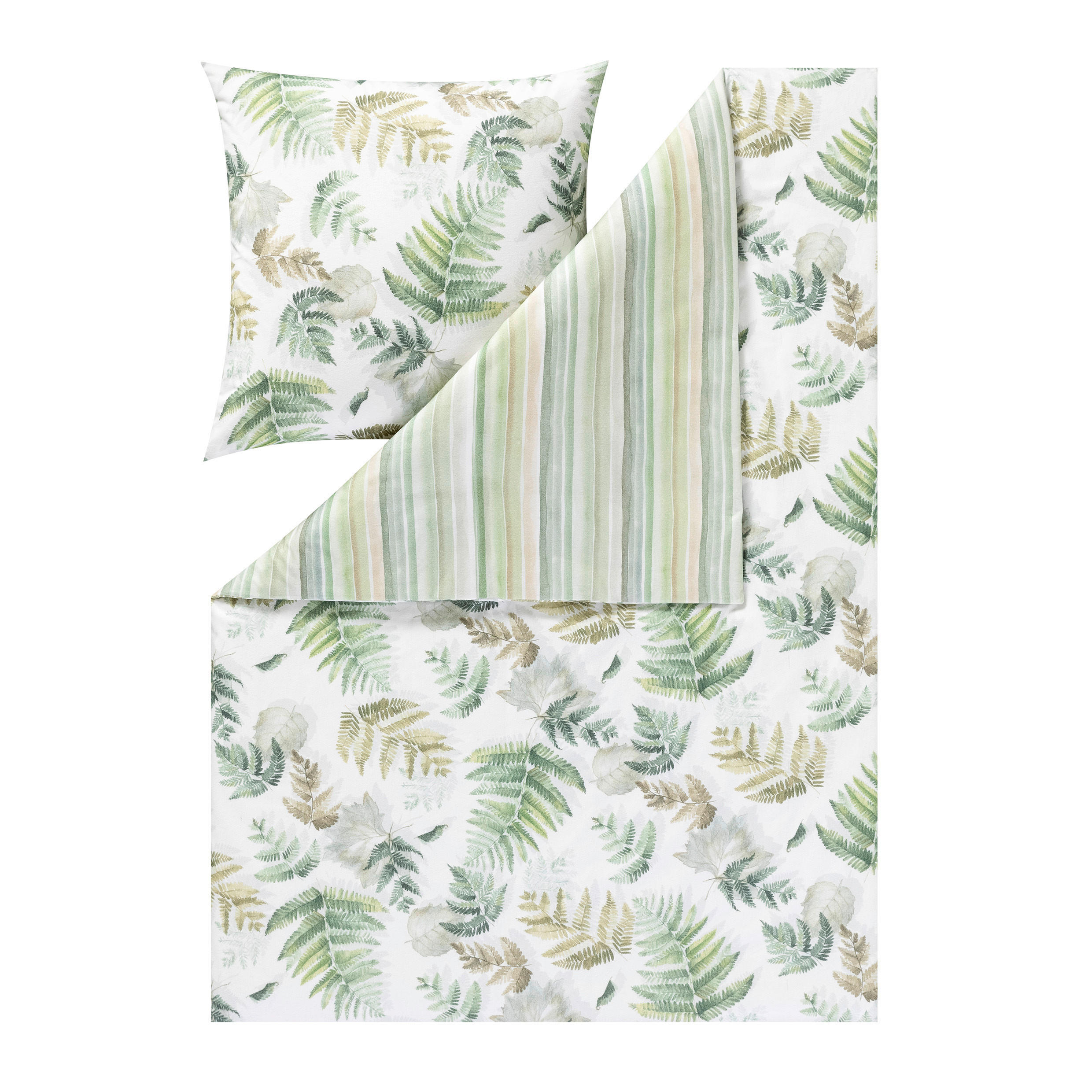 BETTWÄSCHE Impulse Flanell 155/200 cm  - Hellgrün, Design, Textil (155/200cm) - Estella