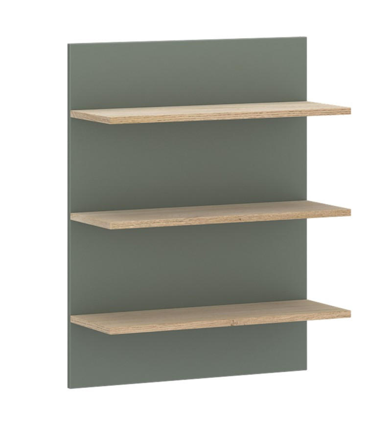 WANDPANEEL  - Eichefarben/Salbeigrün, Design, Holzwerkstoff (60/79,4/26cm) - Livetastic