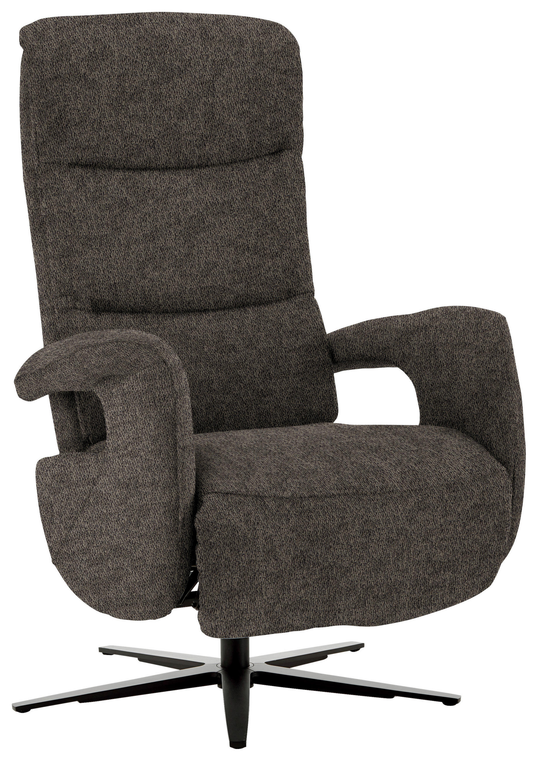 RELAXSESSEL in Textil Dunkelgrün, Fango  - Dunkelgrün/Fango, Design, Textil/Metall (71/112/83cm) - Beldomo Style