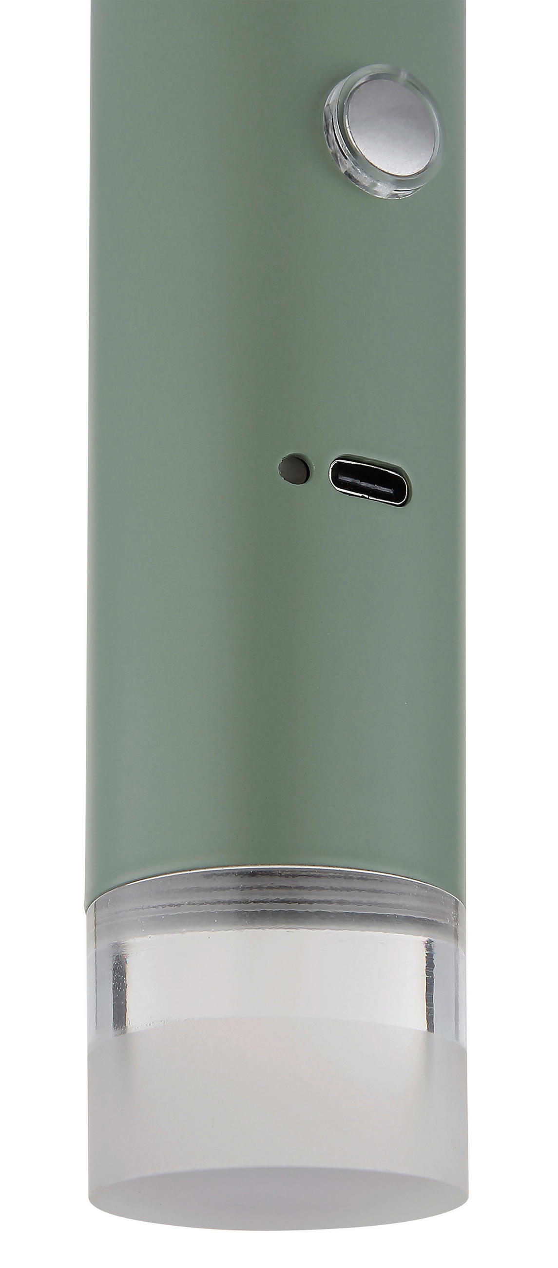 AKKU-LED-HÄNGELEUCHTE Nowa 3,8/120 cm   - Klar/Grün, Basics, Kunststoff/Metall (3,8/120cm) - Novel