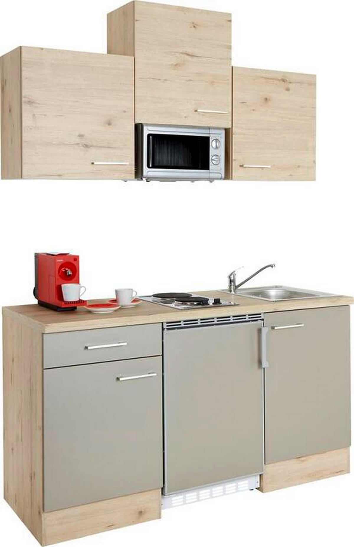 MINIKUCHYŇA RIVA 150 - farba duba, Modern, kompozitné drevo (150cm) - MID.YOU