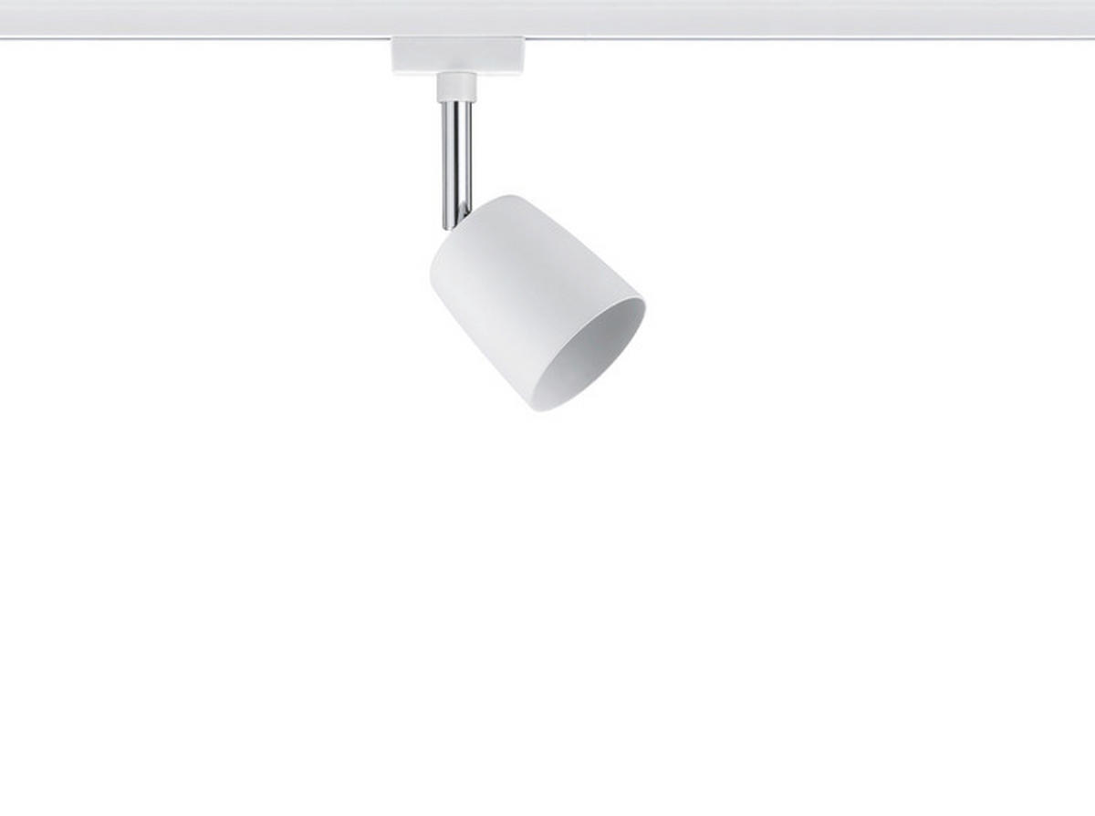 URAIL SCHIENENSYSTEM-STRAHLER - Weiß, Design, Metall (5,8/14/9cm) - Paulmann