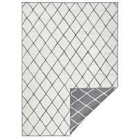 OUTDOORTEPPICH 80/150 cm Twin Creme, Grau  - Creme/Grau, Design, Kunststoff (80/150cm)