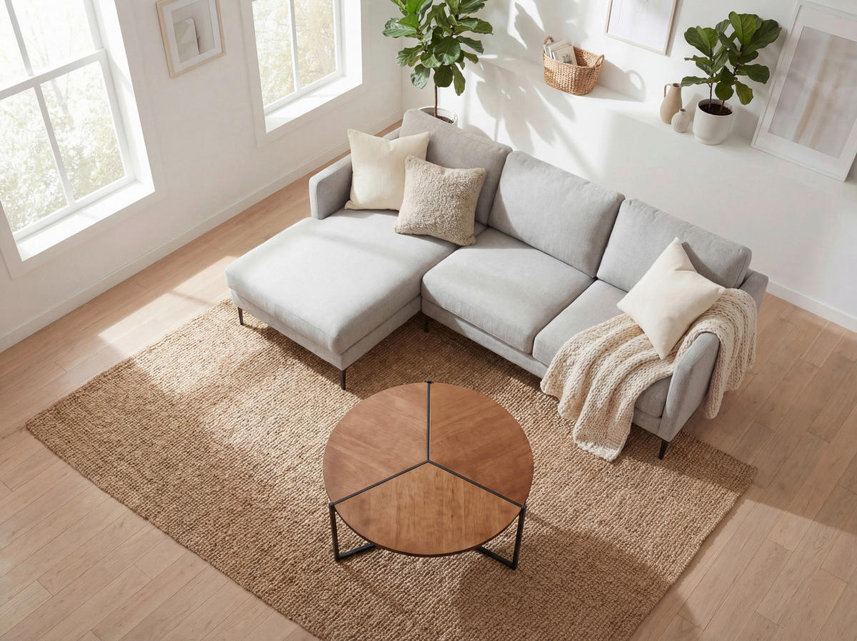 Măsuță De Cafea din material pe bază de lemn, 80/80/42 cm   - maro/negru, Design, metal/material pe bază de lemn (80/80/42cm) - MID.YOU