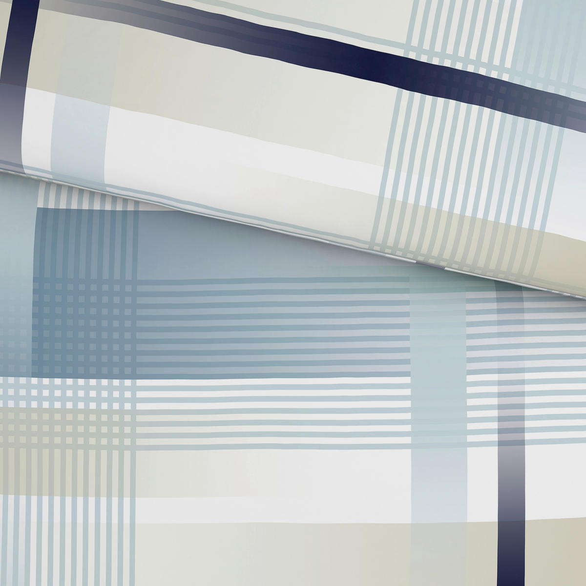 BETTWÄSCHE Flanell 135/200 cm  - Blau, Textil (135/200cm) - Novel