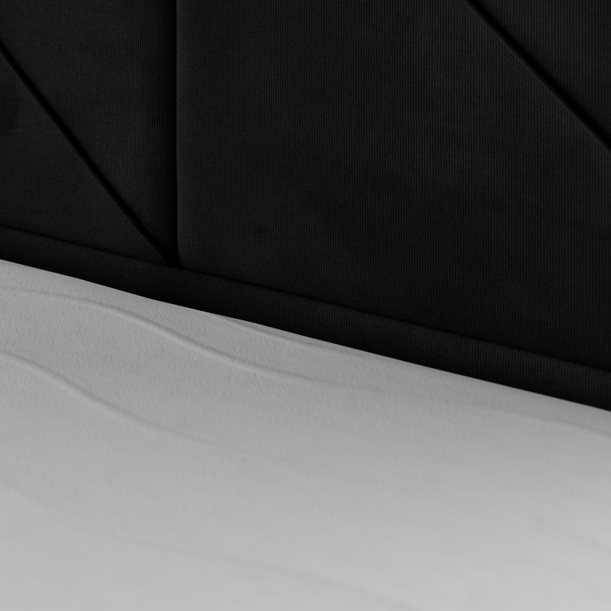 BOXSPRINGBETT 180/200 cm  in Schwarz  - Schwarz, MODERN, Karton/Holzwerkstoff (180/200cm) - MID.YOU