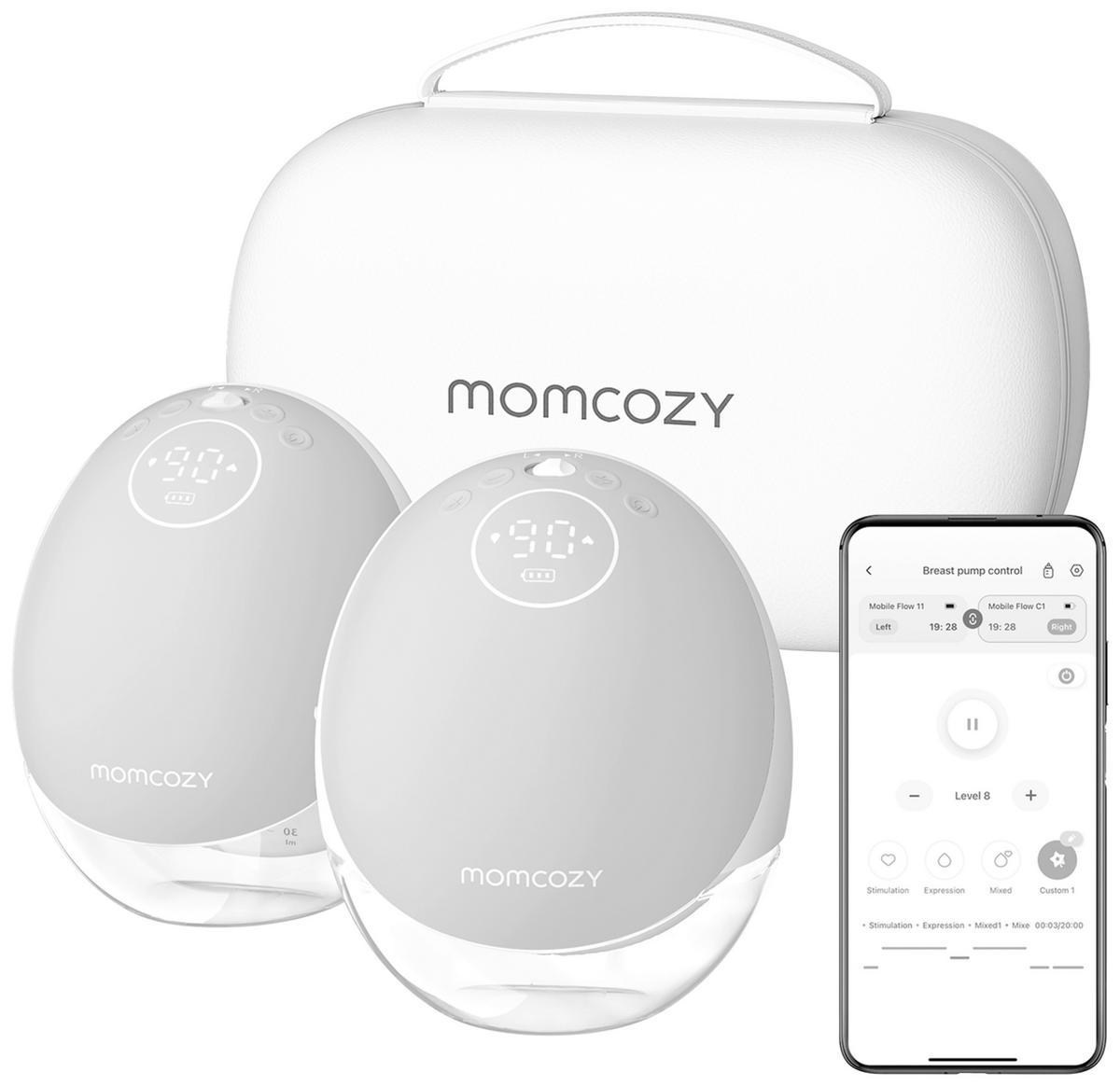 MILCHPUMPE  M9  - Basics (18,9/15,3/22,7cm) - Momcozy
