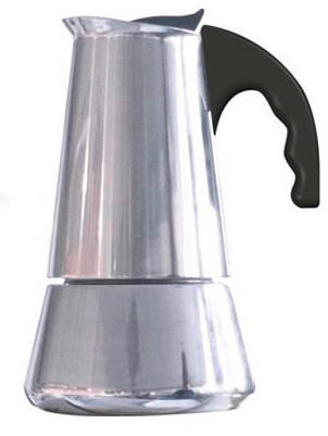POSODA ZA PRIPRAVO KAVE   0,15 l    - barve nerjavečega jekla, Konvencionalno, kovina (12/16/9,6cm)