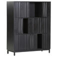 HIGHBOARD 108/135/40 cm  in Schwarz  - Schwarz, Design, Holz/Holzwerkstoff (108/135/40cm) - Landscape