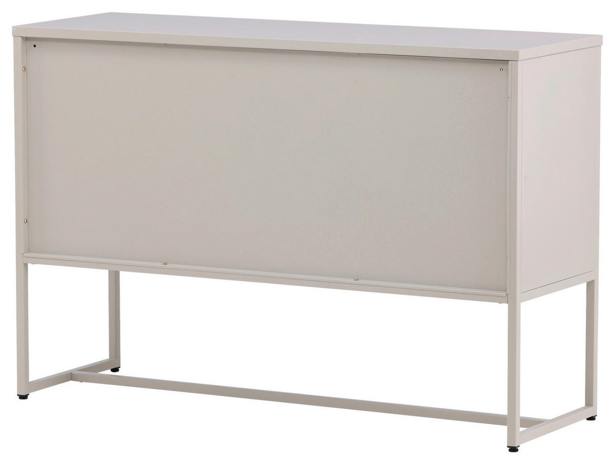 SIDEBOARD  in 120/80/40 cm  - Beige, Design, Metall (120/80/40cm) - Livetastic