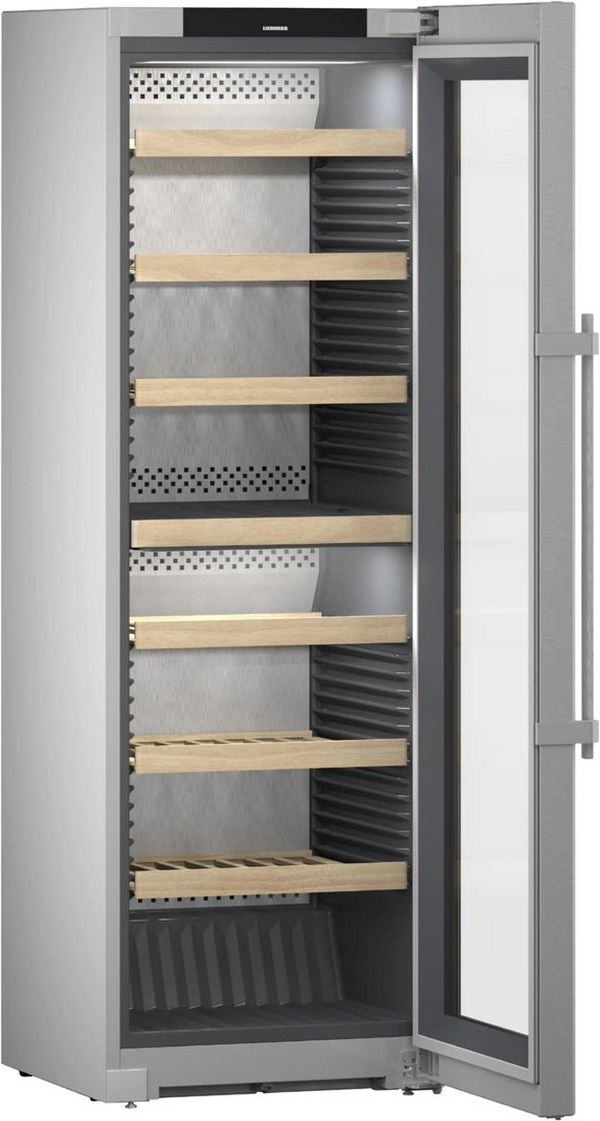 WEINKÜHLSCHRANK WPSD5252  - Edelstahlfarben, Basics, Glas/Metall (59,7/185,4/67,5cm) - Liebherr