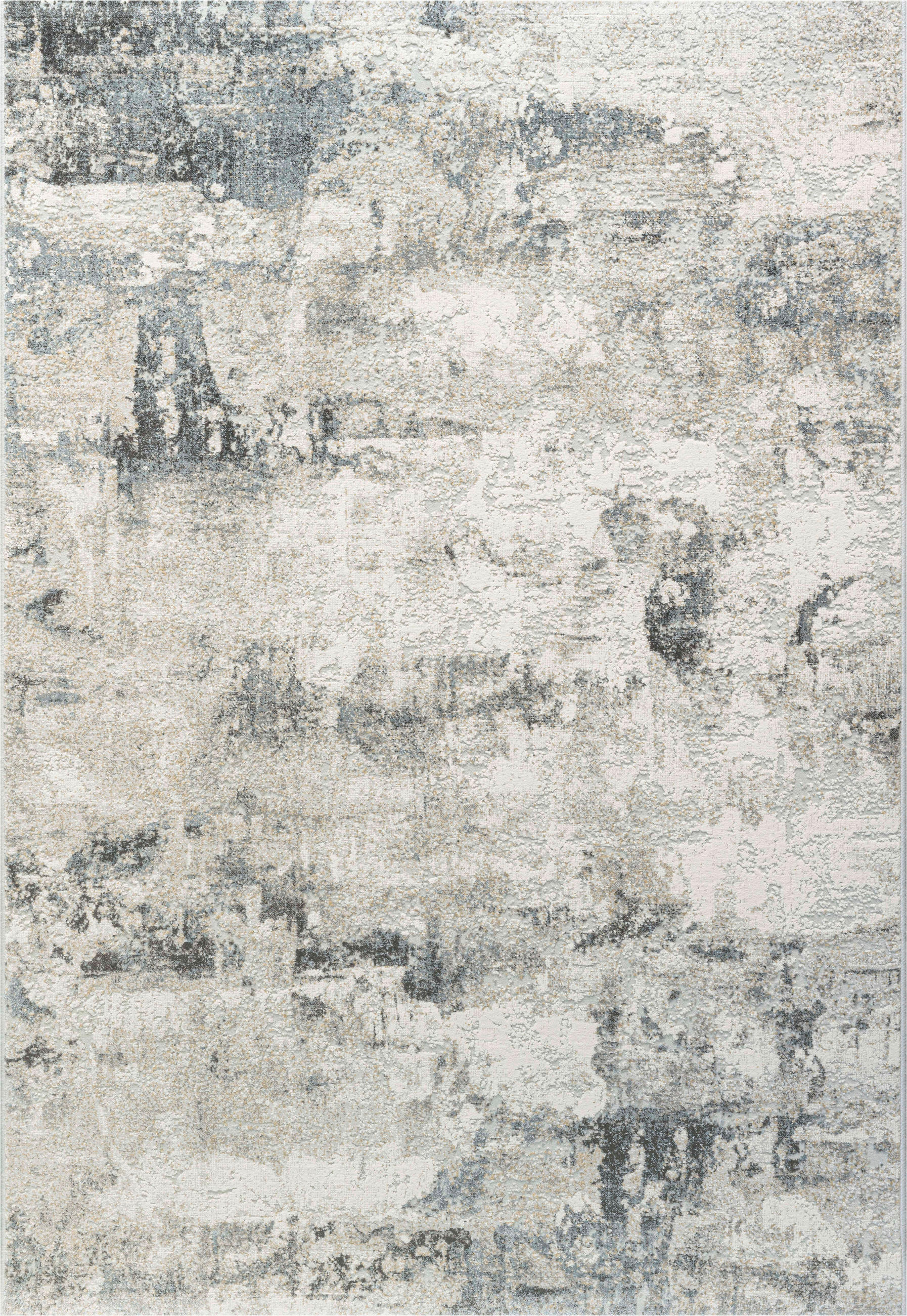 WEBTEPPICH  Wohnzimmer 200/250 cm Canyon Grau, Hellgrau, Dunkelblau  - Hellgrau/Dunkelblau, Design, Kunststoff/Textil (200/250cm) - Novel
