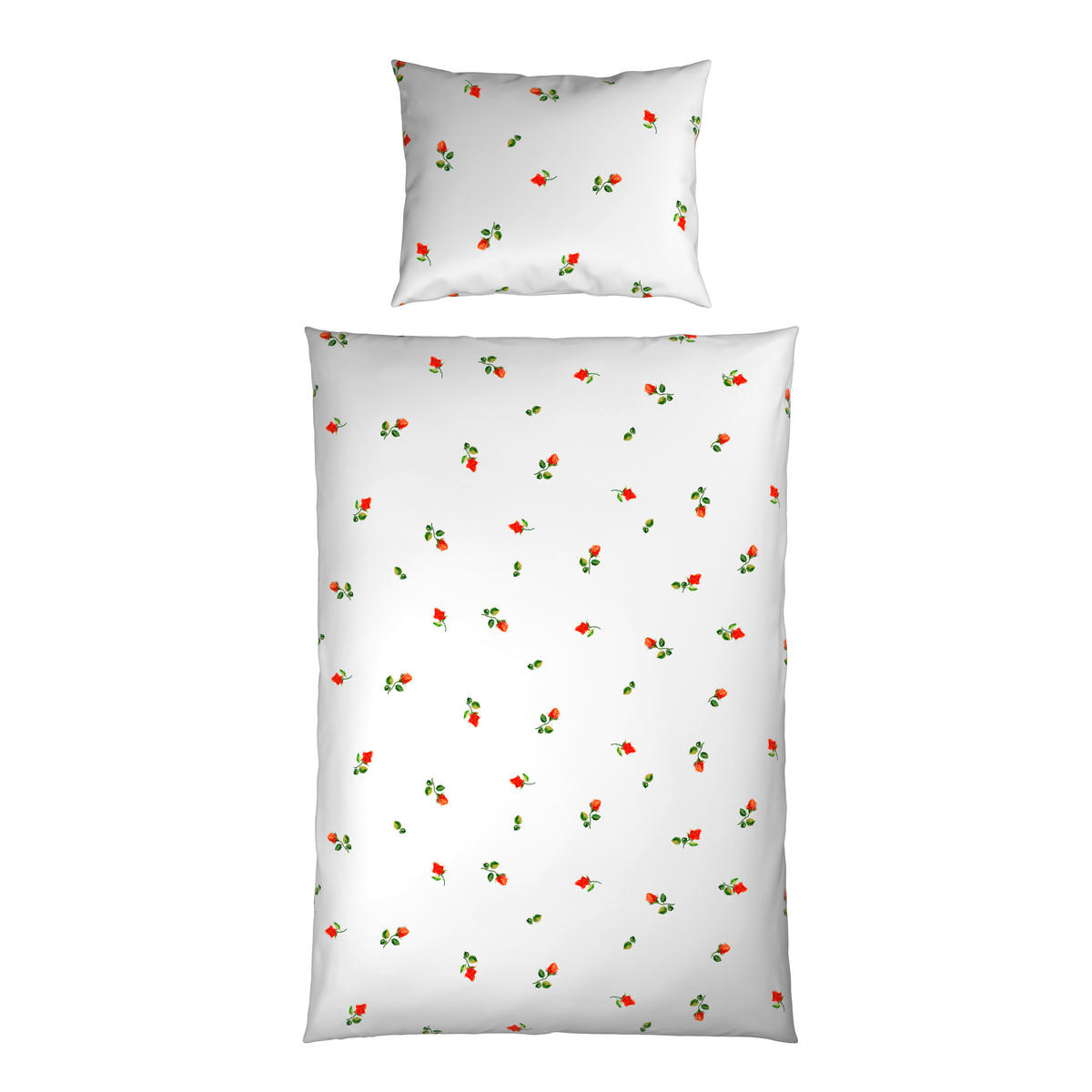 POSTELJINA 140/200 cm saten crvena  - crvena, tekstil (140/200cm) - Esposa