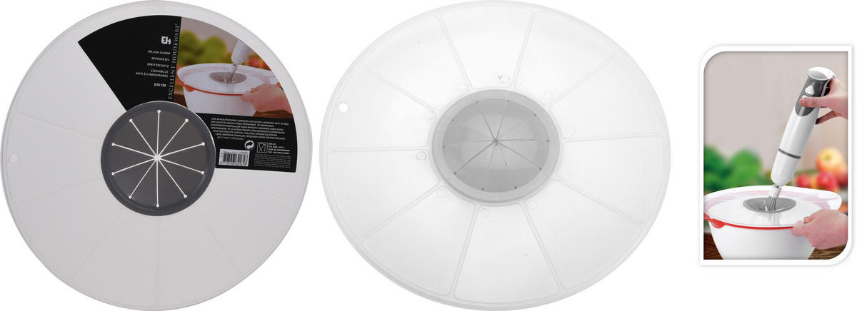 STÄNKSKYDD - vit/transparent, Basics, plast (30cm) - Best Price