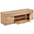 LOWBOARD  in 180/57/48 cm  - Schwarz, KONVENTIONELL, Holz/Holzwerkstoff (180/57/48cm) - Cantus