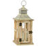 LATERNE - Naturfarben, LIFESTYLE, Glas/Holz (15/15/33cm) LATERNE - Naturfarben, LIFESTYLE, Glas/Holz (15/15/33cm)