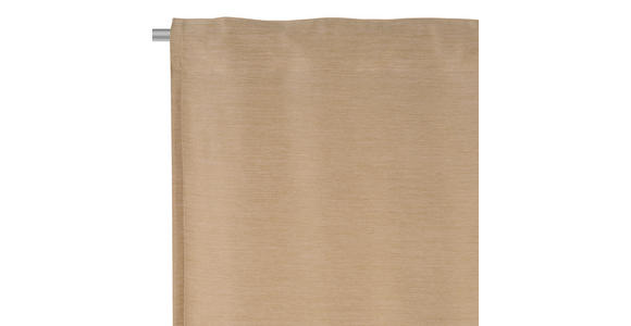 FERTIGVORHANG  blickdicht   140/260 cm  - Braun, Design, Textil (140/260cm) - Dieter Knoll