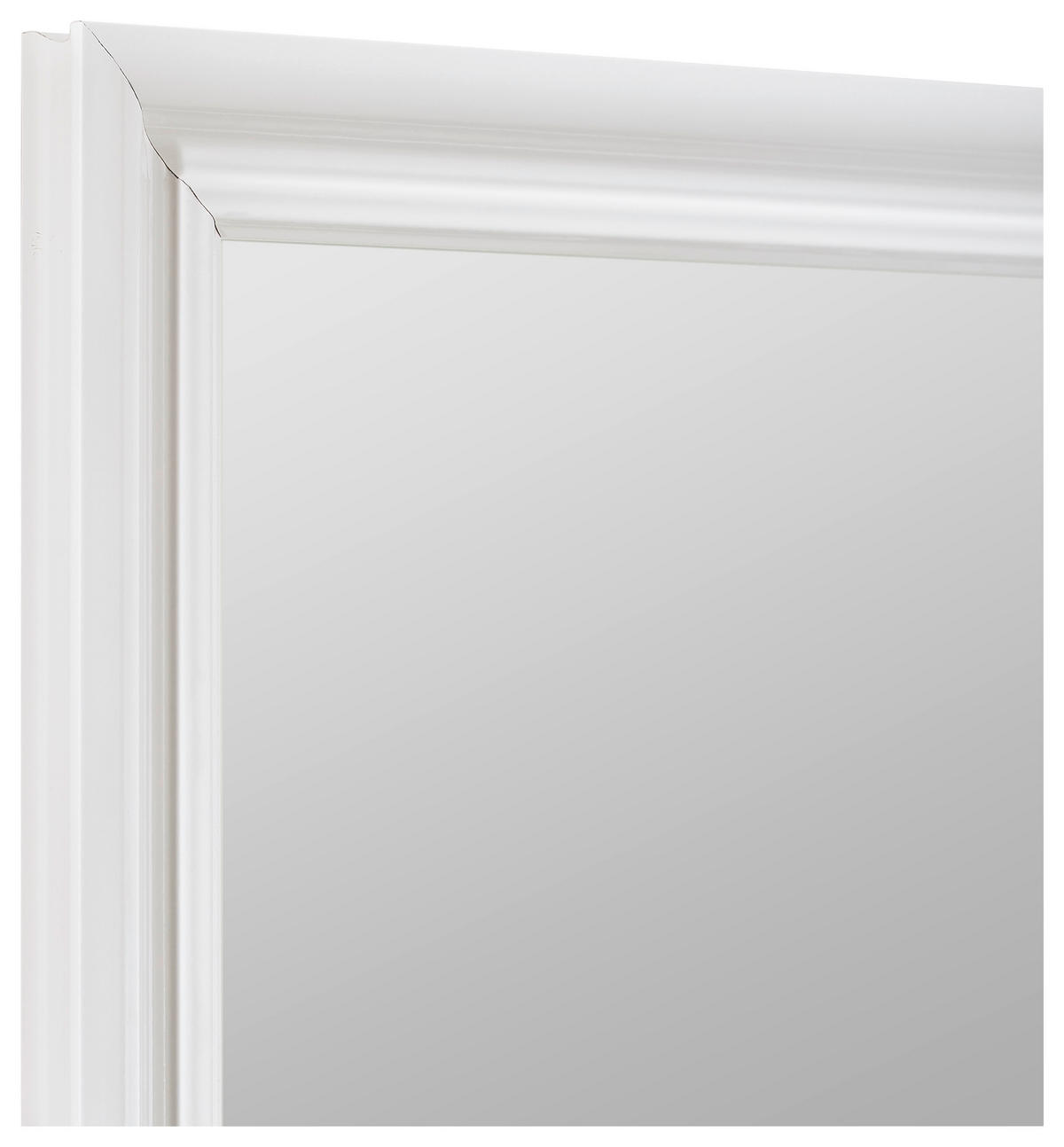 OGLINDĂ DE PERETE 45/60/2,8 cm    - alb, Konventionell, sticlă/material pe bază de lemn (45/60/2,8cm) - Carryhome