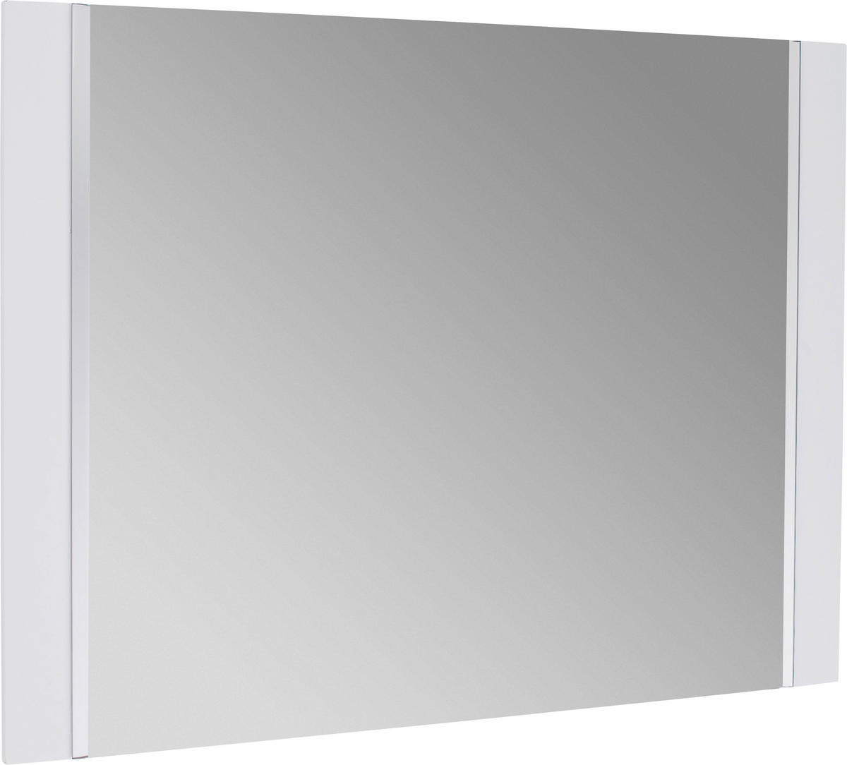 WANDSPIEGEL 90/68/2 cm  - Weiss, Design, Glas/Holzwerkstoff (90/68/2cm) - Novel