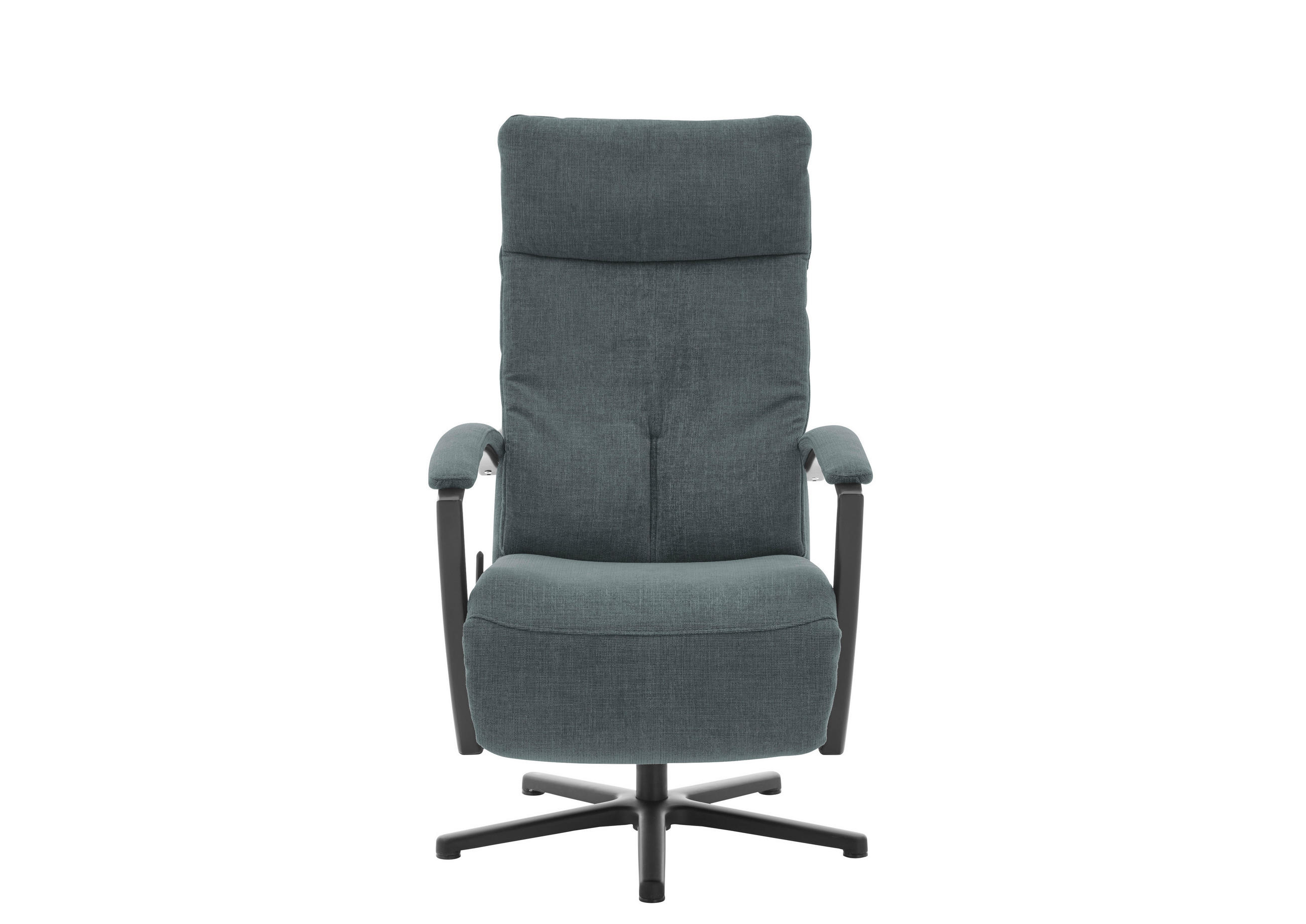 RELAXSESSEL in Textil Blaugrau  - Blaugrau/Schwarz, Design, Textil/Metall (76/110/83cm) - Beldomo Speed