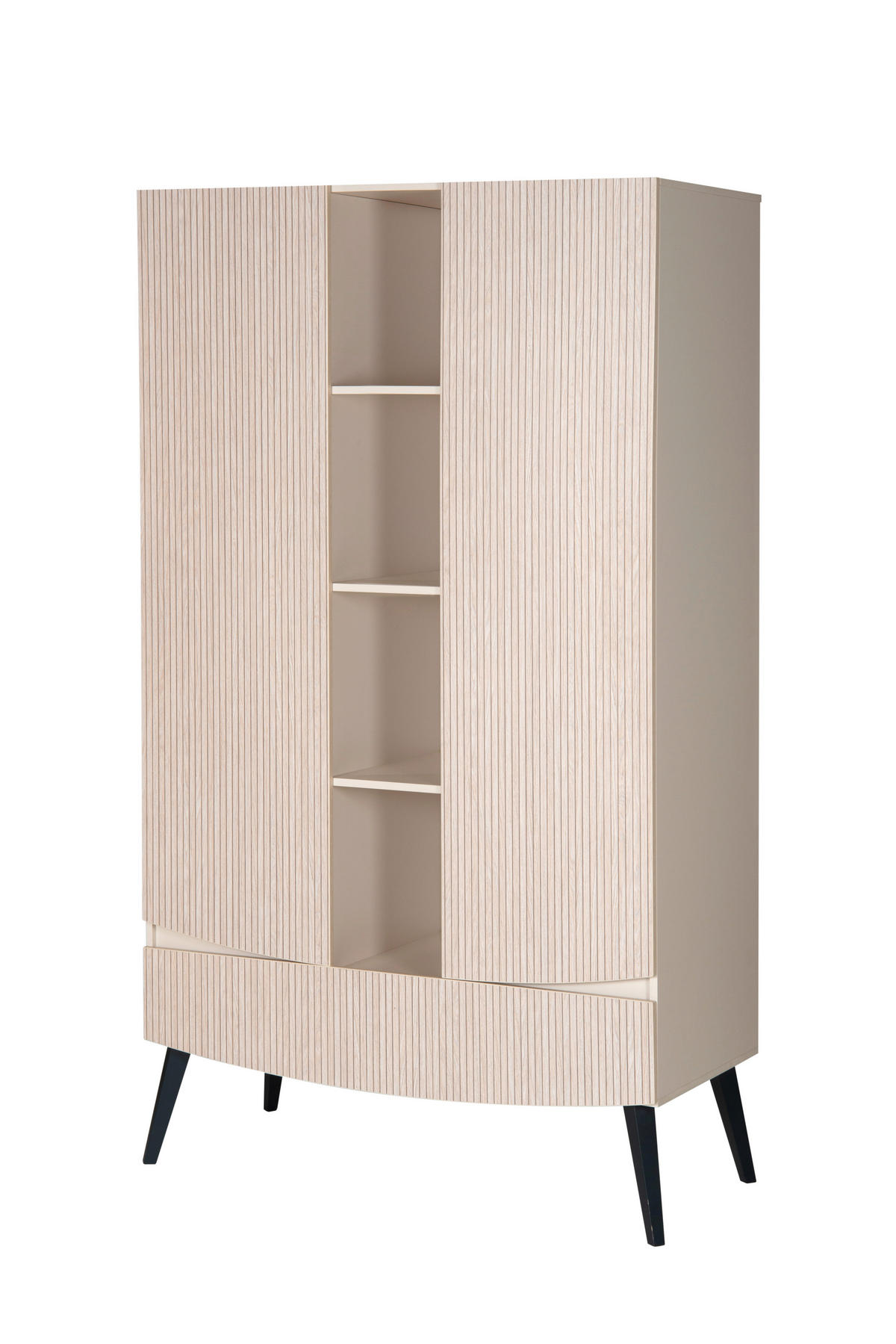 BABYZIMMER  - Beige/Schwarz, Basics, Holz/Holzwerkstoff - Schardt