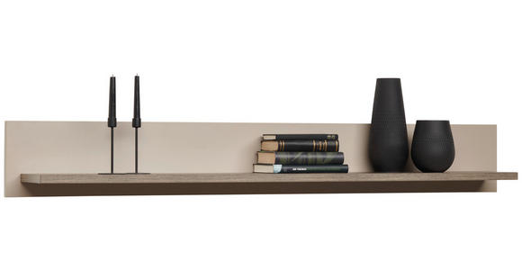 WANDBOARD Eichefarben, Hellgrau - Eichefarben/Hellgrau, MODERN, Holzwerkstoff (150/20/21cm) - Carryhome