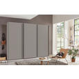 SCHWEBETÜRENSCHRANK in Sahara - Schwarz/Sahara, KONVENTIONELL, Holzwerkstoff/Metall (300/236/65cm) - Hom`in