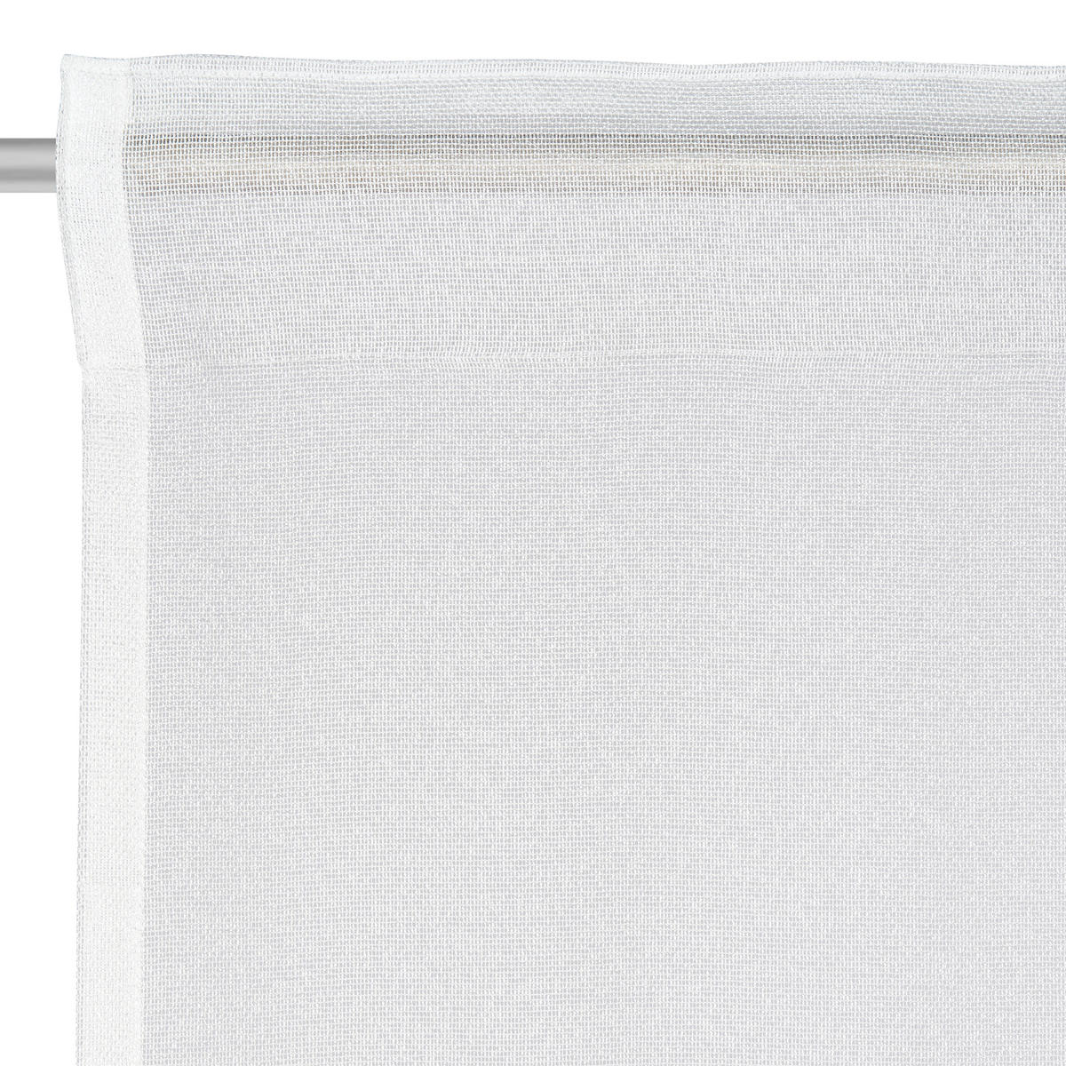 FERTIGSTORE  transparent   140/260 cm  - Elfenbein/Weiß, Basics, Textil (140/260cm) - Dieter Knoll
