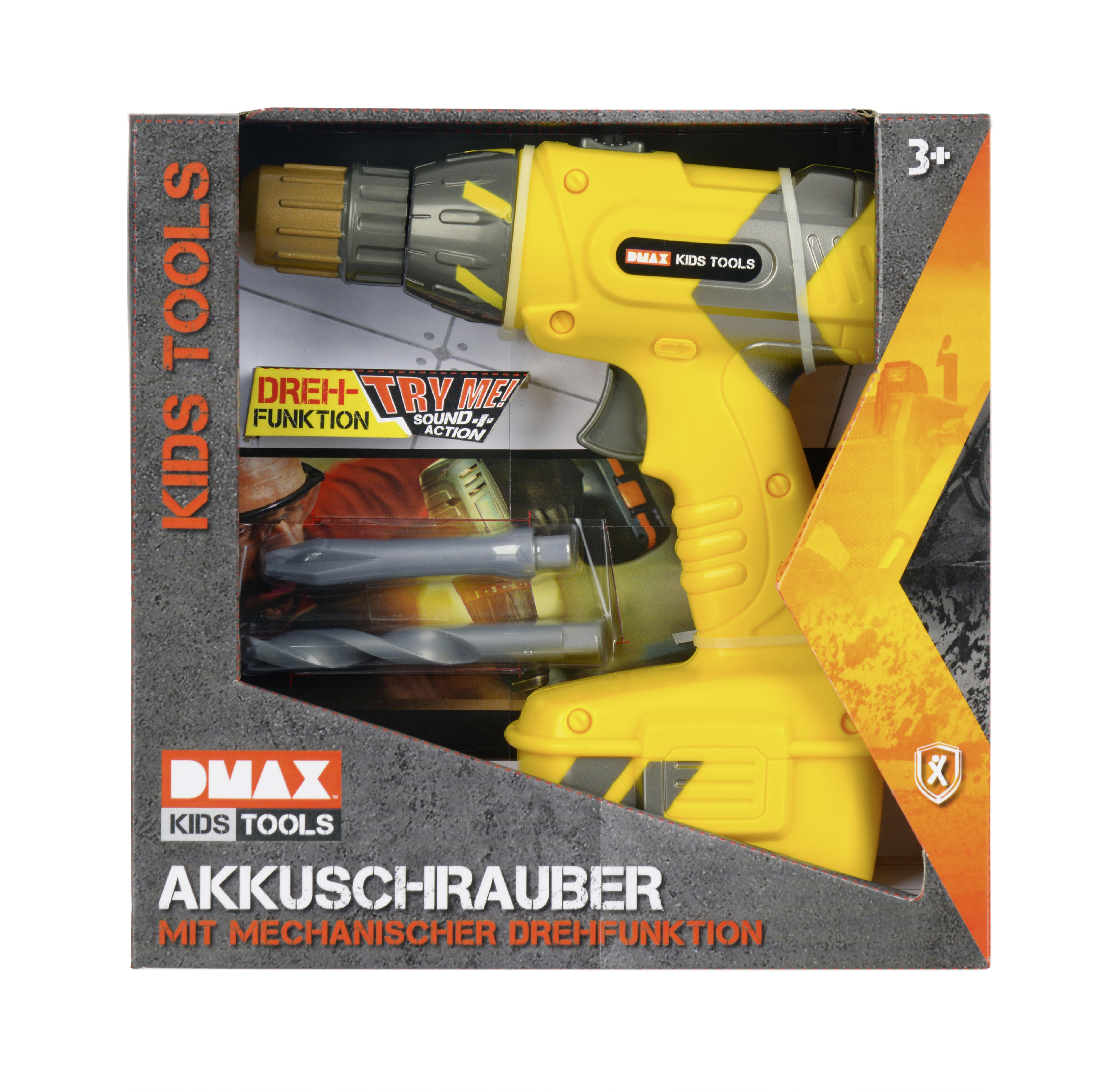 Kinder Akkuschrauber - Gelb/Braun, Basics, Kunststoff (18/5,5/18cm)