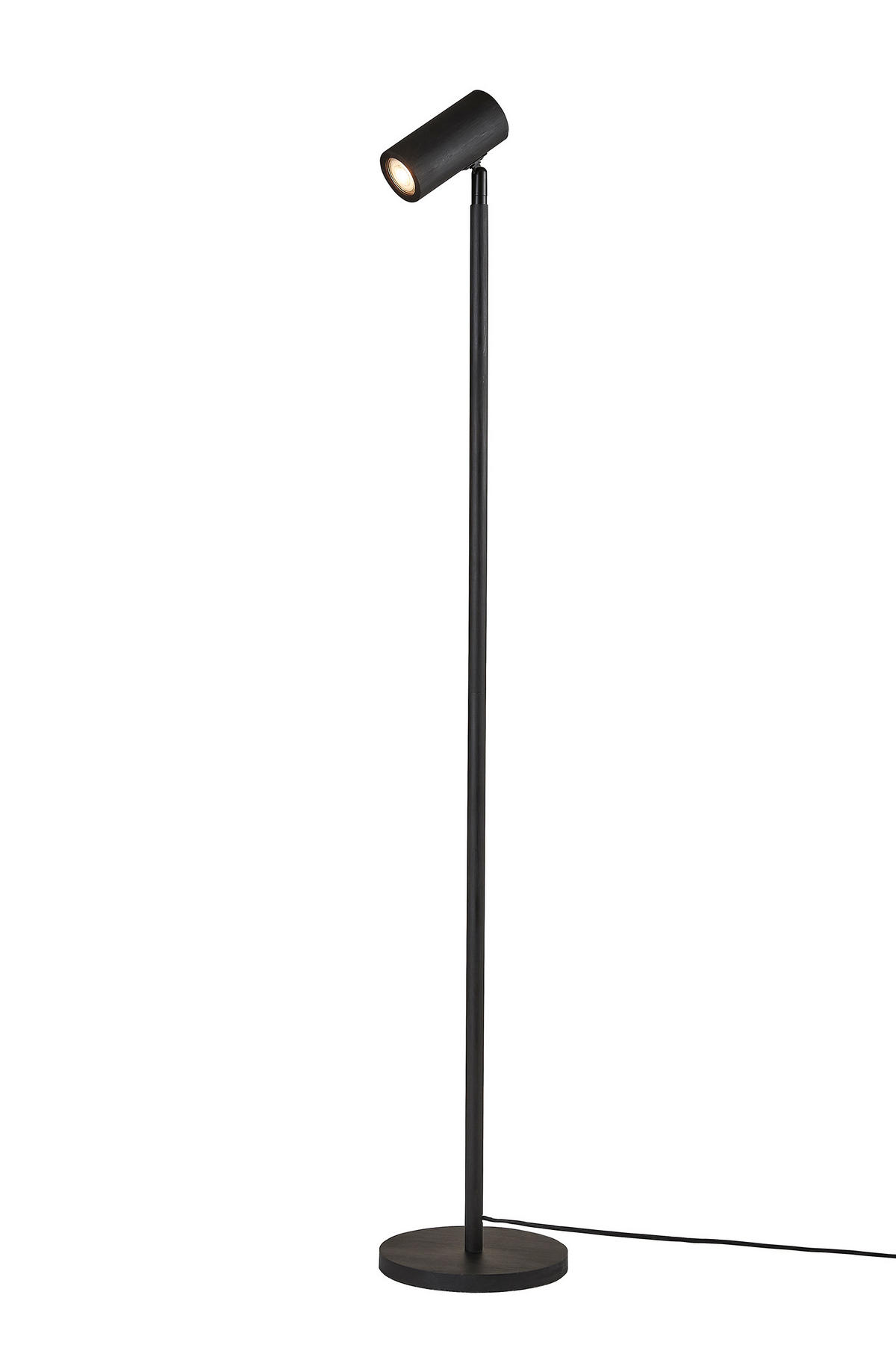 GOLVLAMPA Good & Mojo 25/25/141 cm    - svart, Basics, naturmaterial (25/25/141cm) - Good & Mojo