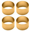 SERVIETTENRINGESET   4 Stück  - Goldfarben, Basics, Metall (4/2,5cm) - Echtwerk