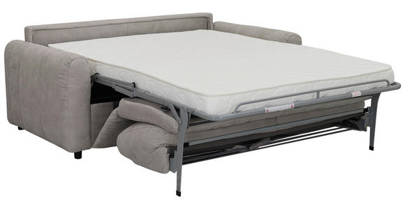 SCHLAFSOFA Leinenoptik Taupe  - Taupe/Schwarz, Design, Kunststoff/Textil (198/91/100cm) - Carryhome