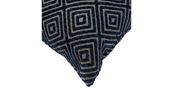 ZIERKISSEN    - Blau, Basics, Textil (45/45/10cm) - Novel