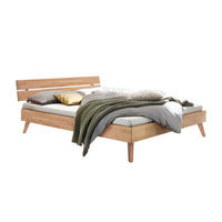 BETT 180/200 cm  Eiche Bianco   - Eiche Bianco/Eichefarben, Design, Holz (180/200cm) - Hasena