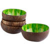 SCHÜSSELSET 4-teilig 12-15 cm  - Gelb/Naturfarben, Trend, Naturmaterialien (12-15cm) - Novel