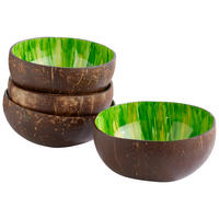 SCHÜSSELSET 4-teilig 12-15 cm  - Gelb/Naturfarben, Trend, Naturmaterialien (12-15cm) - Novel