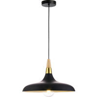 FÜGGŐLÁMPA  - fekete, Basics, fém (114.5/34.5/34.5cm)