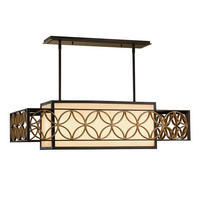 HÄNGELEUCHTE FE-Remy 53,4/53.4/102,9 cm   - Goldfarben/Bronzefarben, LIFESTYLE, Metall (53,4/53.4/102,9cm) - Elstead Lighting