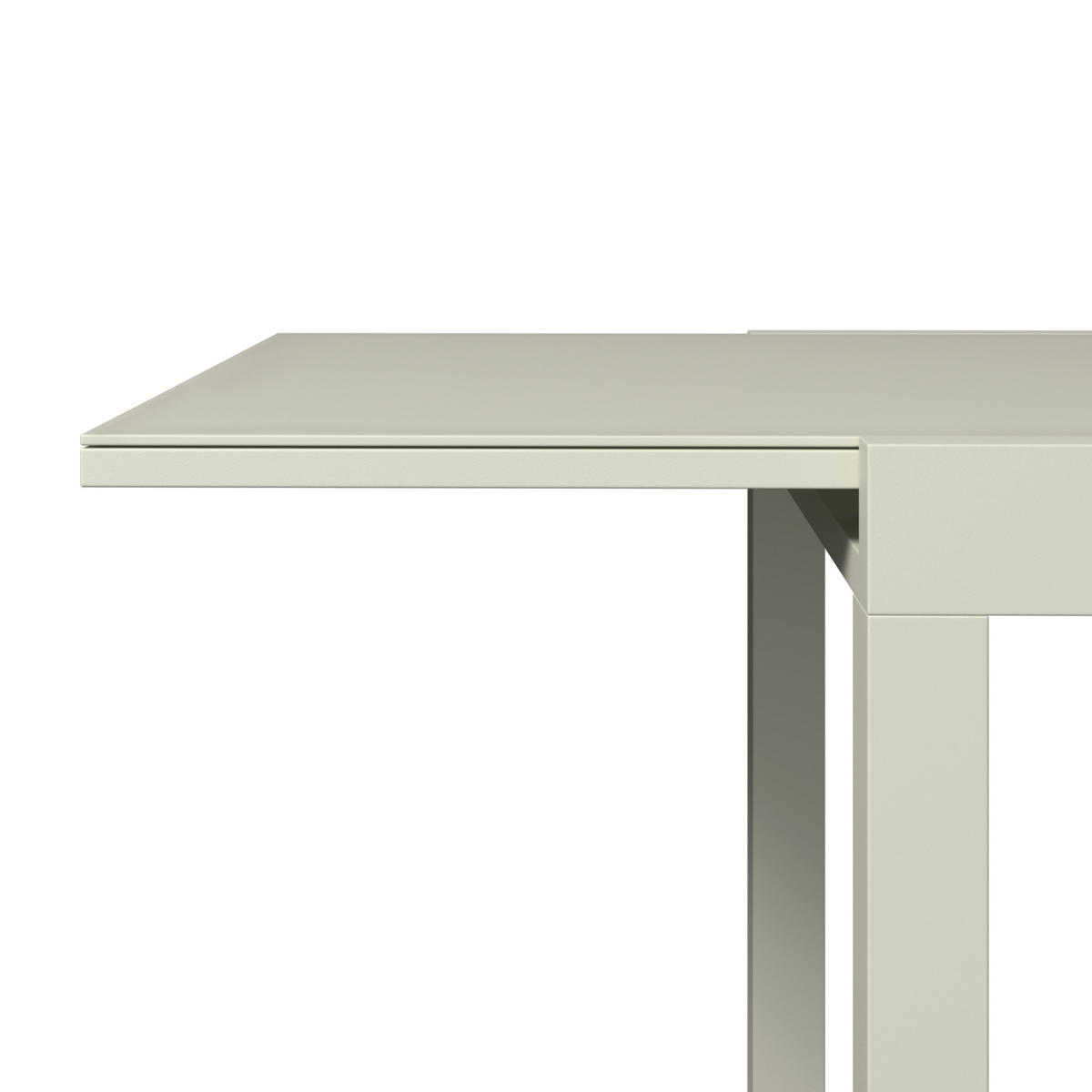 BALKONTISCH  - Beige, MODERN, Glas/Metall (160/80/75/80cm) - Ambia Garden