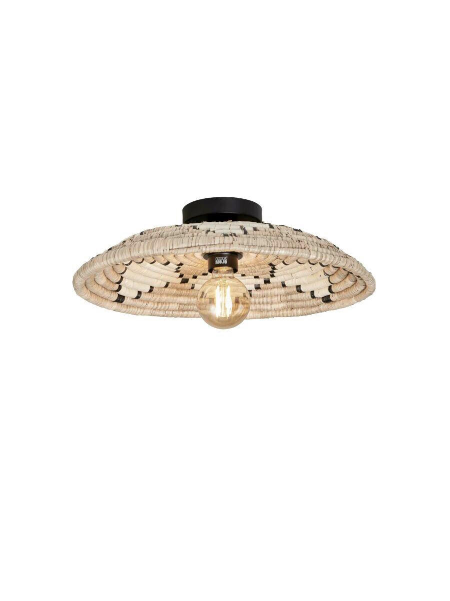 DECKENLEUCHTE 45/8 cm    - Multicolor, MODERN, Naturmaterialien (45/8cm) - Good & Mojo