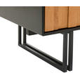 SIDEBOARD 180/77,5/40 cm  - Eichefarben/Schwarz, Trend, Holz/Holzwerkstoff (180/77,5/40cm) - Xora