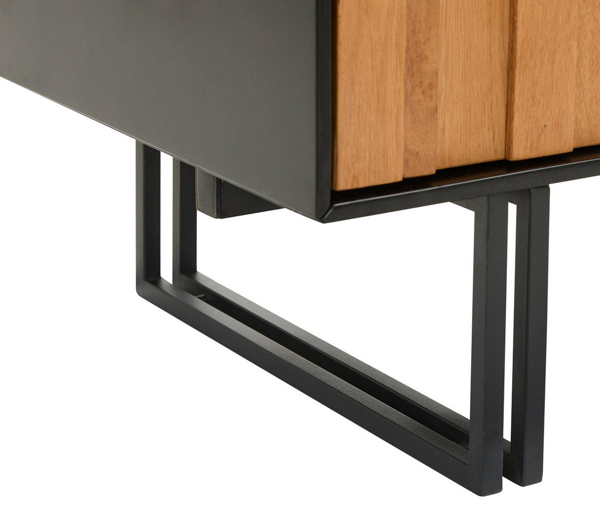 SIDEBOARD  180/77,5/40 cm 3 Schublade(n)  - Eichefarben/Schwarz, Trend, Holz/Holzwerkstoff (180/77,5/40cm) - Xora