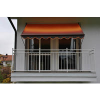MARKISE - Braun/Orange, Basics, Textil/Metall (250/225-275/150cm) - Boxxx