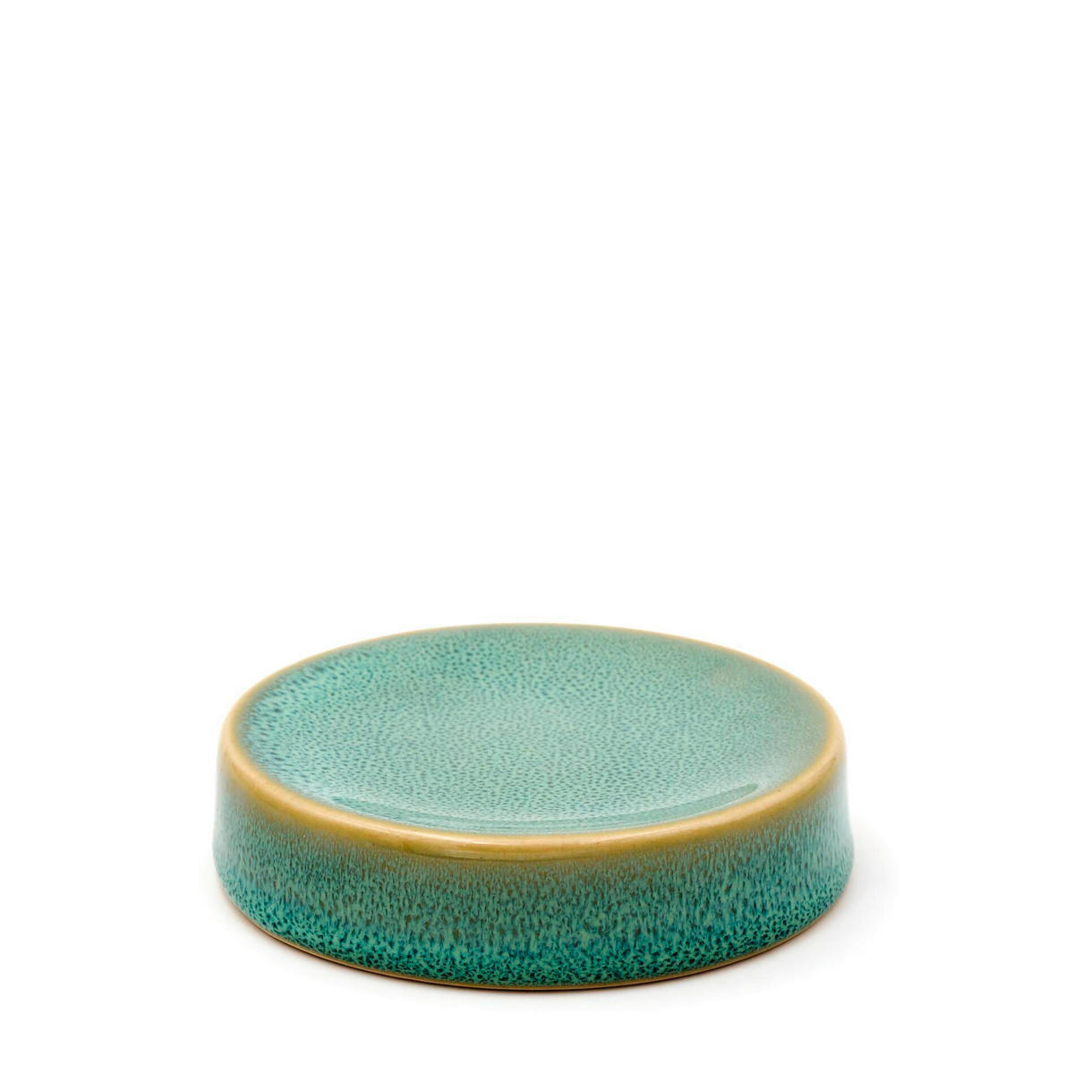 MISKA NA MYDLO zelená - zelená, Basics, keramika (9,5/2,3/9,5cm) - Sadena
