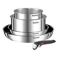 SET TIGANJA  5 delova  - boja nerđajućeg čelika, Osnovno, metal (28cm) - Tefal