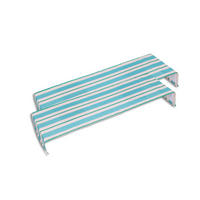 TISCHLÄUFER 40/140 cm  - Blau/Weiß, Basics, Textil (40/140cm)