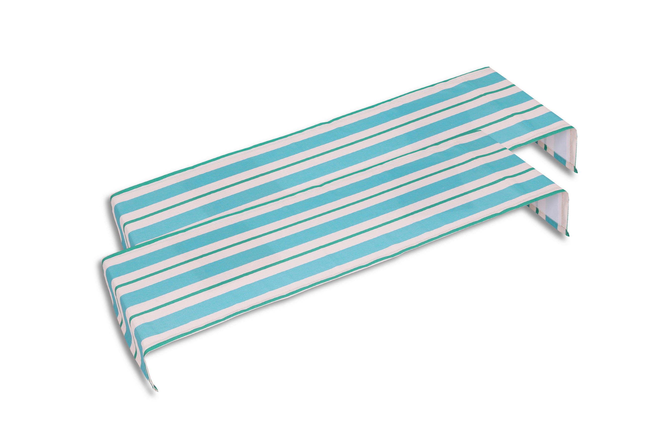 XXXLutz Tischläufer Blau, Grün, Weiß 40x140 cm